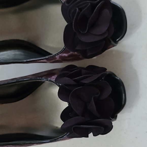 Nine & Co animal print peep-toe heels size 7 - Picture 5 of 12